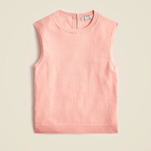 J Crew Featherweight cashmere-blend cropped sweater shell